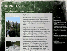 Tablet Screenshot of burkfoster.net